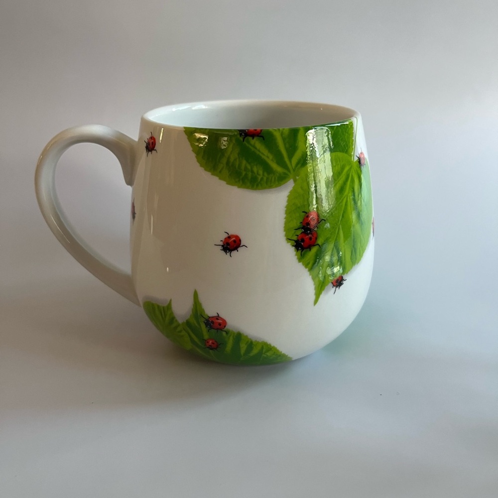 Könitz Fine Porcelain Ladybug & Green Leaves Mug - Picture 8 of 8